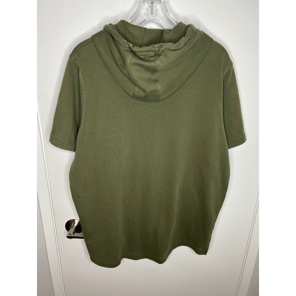 Under Armour Men's Project Rock Short Sleeve Hoodie Green ~ Size XL - Picture 3 of 5